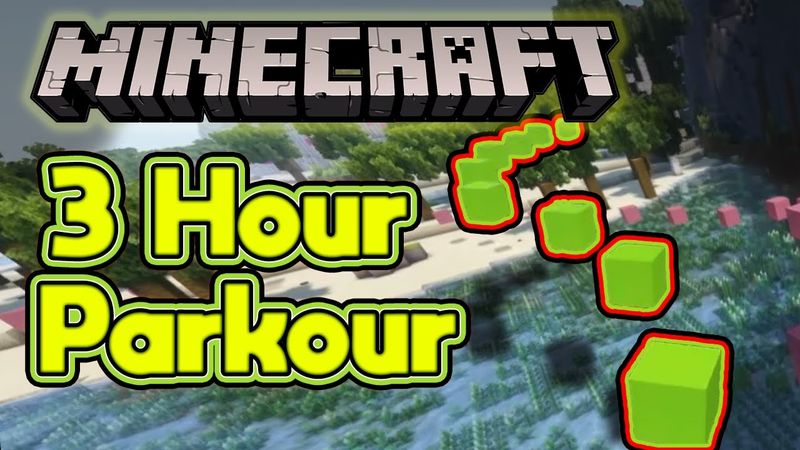3 Hour Parkour with Shaders in Minecraft (No Falls, Relaxing, Sleep)