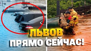 Целый город под водой? Украину затопило: машины плавают улицами, непогода бушует!
