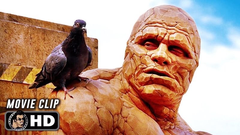 The Thing Saves A Suicider Scene | FANTASTIC FOUR (2005) Movie CLIP HD