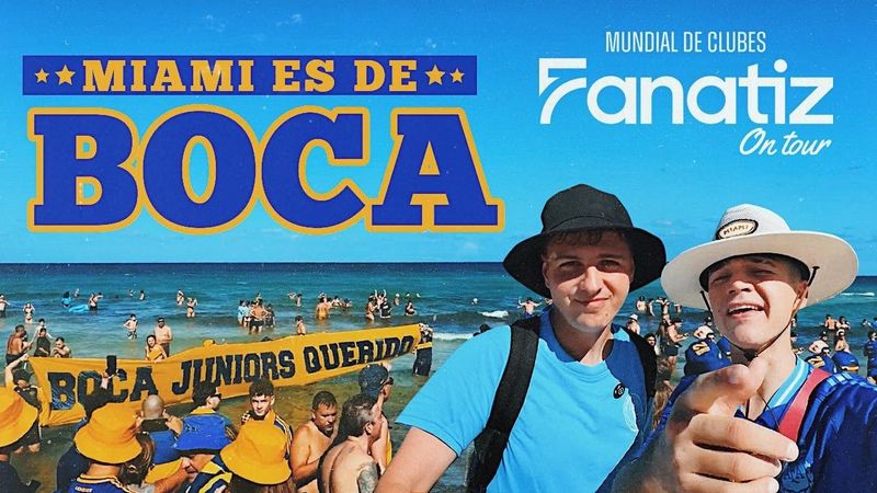 BANDERAZO de Boca en MIAMI 🌴🔥 | Benja Calero & Arquero Sin Guantes – VLOG #2 – Mundial de Clubes