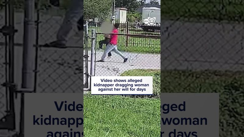Surveillance video shows kidnapping suspect who allegedly held woman captive for days