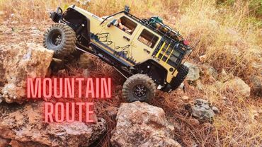 MOUNTAIN ROUTE, JEEP WRANGLER 1/10 SCALE, CRAWLER RC.