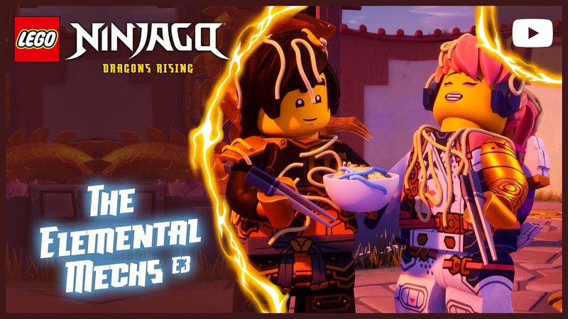 LEGO NINJAGO Dragons Rising| The Elemental Mechs | A Pain in the Mech! | E3
