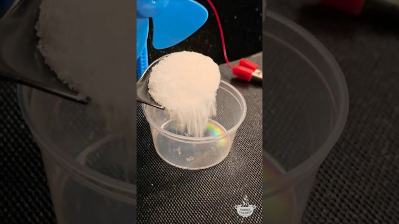 Magnesium and graphite: an electricity experiment #science #chemistry #cathode #anode #physics