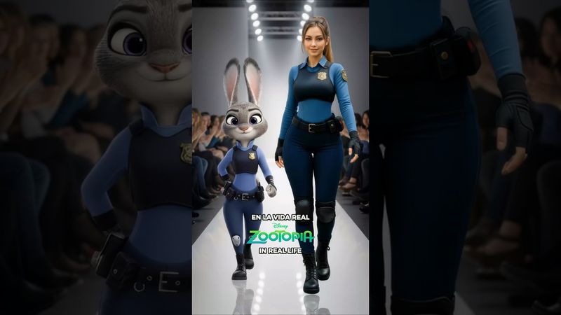 HUMAN ZOOTOPIA 🌆✨ What if every character from Zootopia was human? 🔥 Would you approve it #zootopia