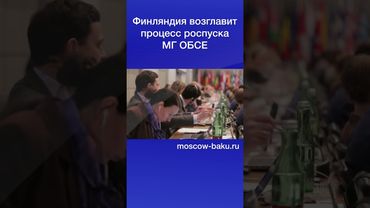 Финляндия возглавит процесс роспуска МГ ОБСЕ