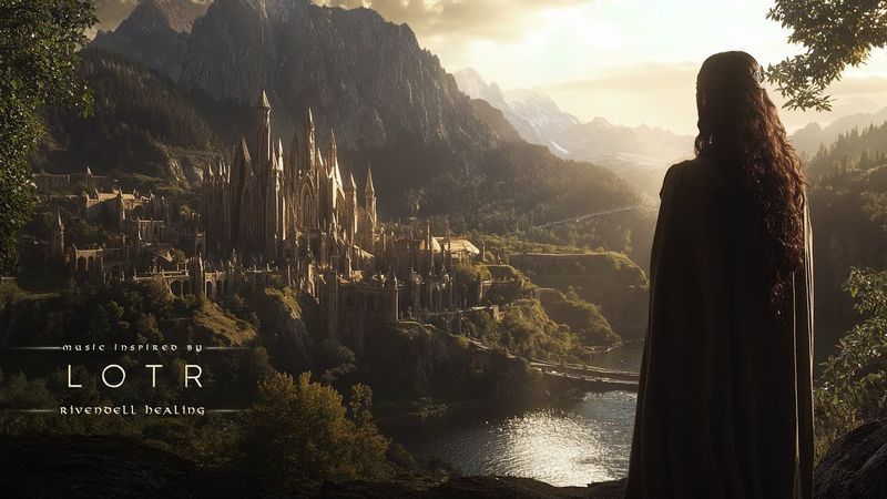 Rivendell Healing - Arwen's Vocal Ambient Music | LOTR Beautiful Fantasy Music