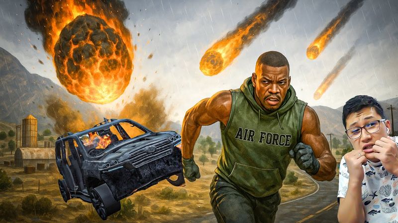 Метеориттен қандай машинамен қашамыз??? (GTA V)