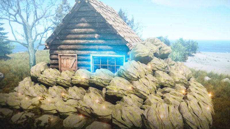 Бомж рейды принесли мне ящики лута! Целый остров под контролем маленького домика в Rust/Раст