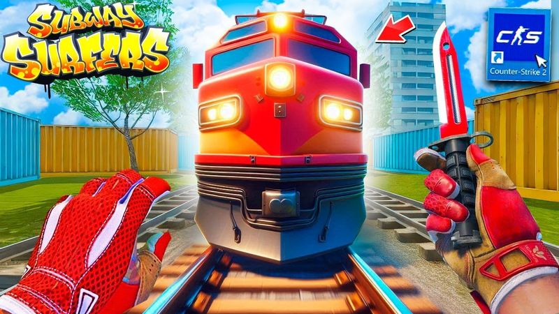 ЭТО SUBWAY SURFERS в CS2! ВЫ БУДЕТЕ В ШОКЕ! Увернись От Поезда Чтобы Выжить...