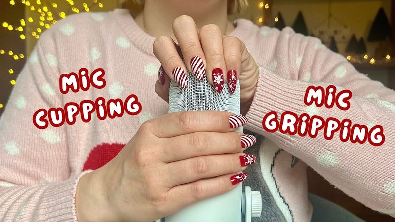 ASMR Mic Gripping | Whispered | Bare Mic, Foam Mic & Fluffy Mic