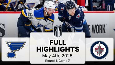 NHL Playoff Highlights | Blues vs. Jets | Gm 7 | May 4, 2025
