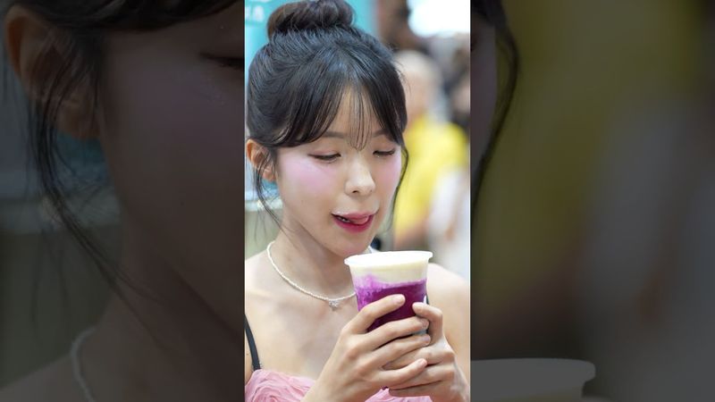 為什麼多慧這杯飲料看起來特別好喝！ @lee_dahye #李多慧 #이다혜 #棒球 #啦啦隊 #cheerleader #baseball #台湾野球チア #台湾野球