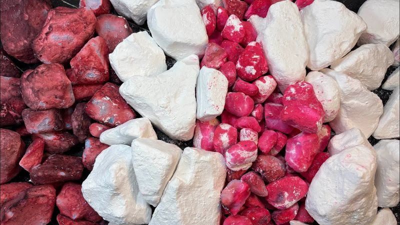 Crispy Dyed Jumbo Chunk | Satisfying