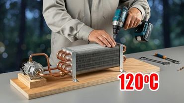 Free Hot Water All Year Round! Try Insert Copper Pipe To The Motor And Get Free Hot Water 🔥