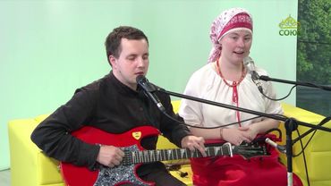 Лаврские встречи. Семейный фолк-фьюжн дуэт «Две Грани». Часть 1