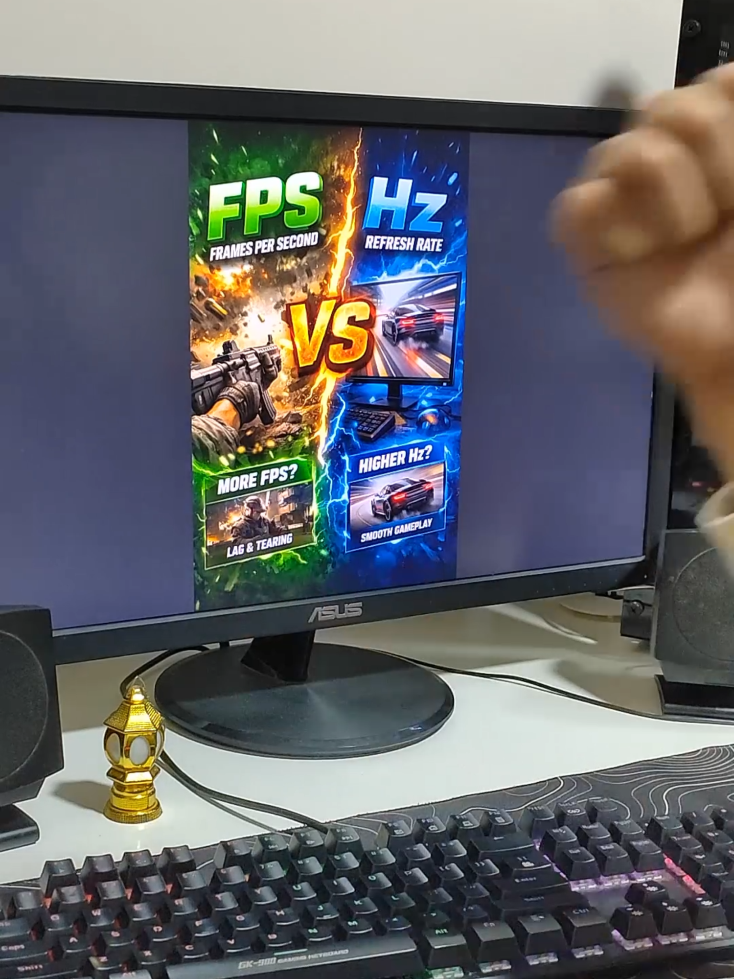 سر في شاشتك لازم تكون عارفة ! #tech #mahmoudtech #setup #viral #monit...