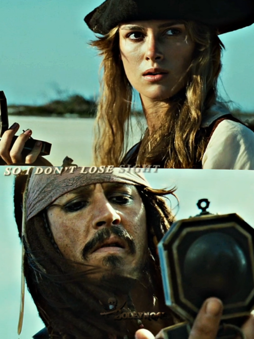 || [ #sparrabeth ] In my little world Jack and Elizabeth are together...