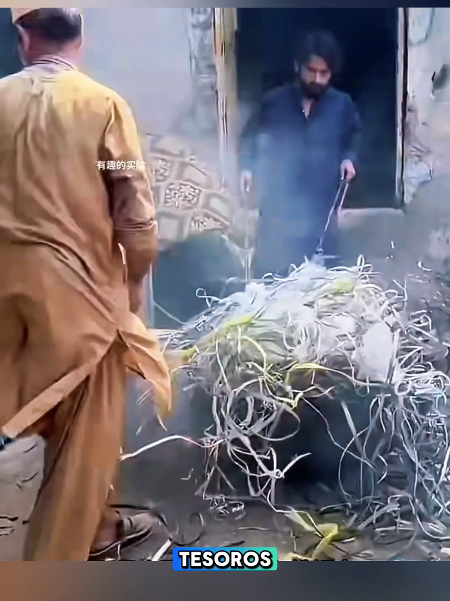 reutilización de plástico desechado #fyp #viralvideo 