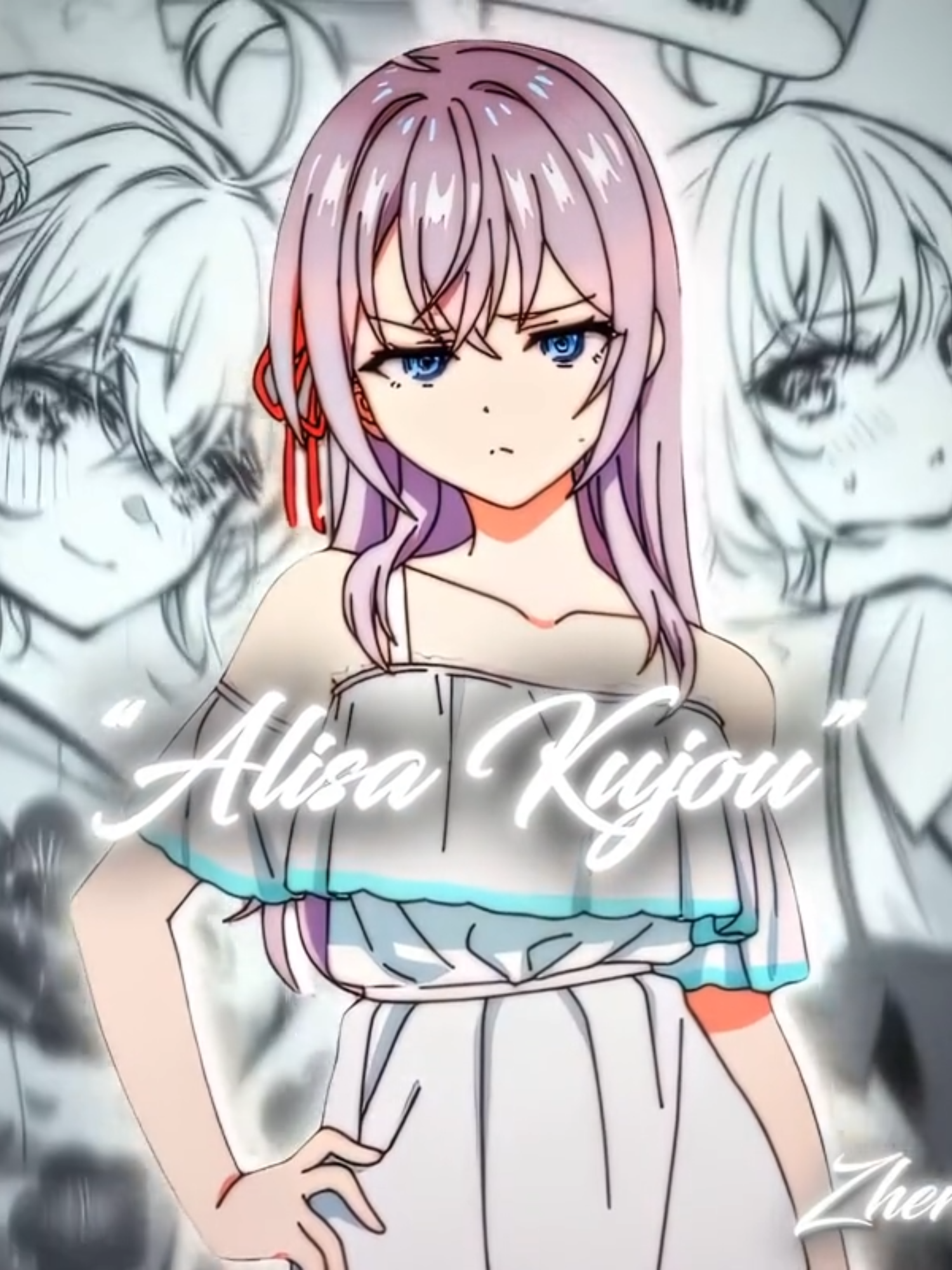 Alisa Mikhailovna Kujou the best 🤧🤍 #animeedit #roshidere #alyasometi...