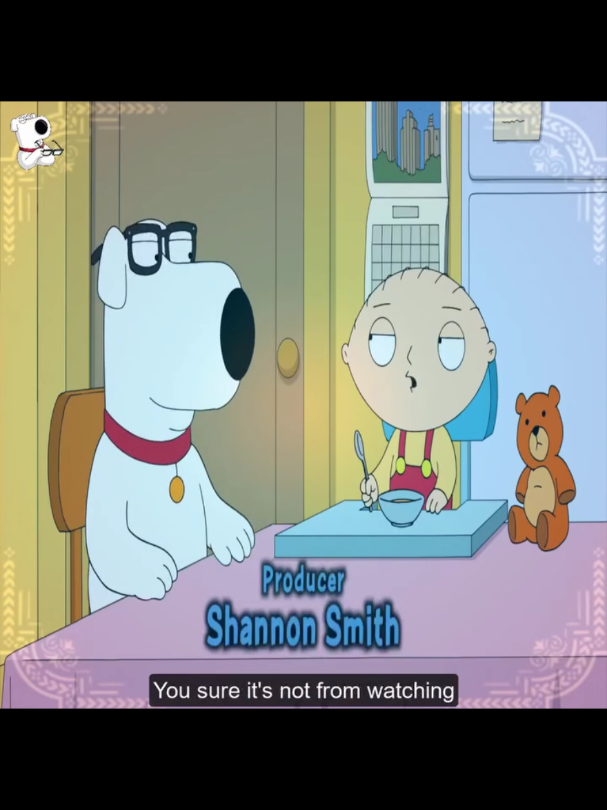 Brian with glasses #fyp #unexpected #foryoupage #familyguy #animation 