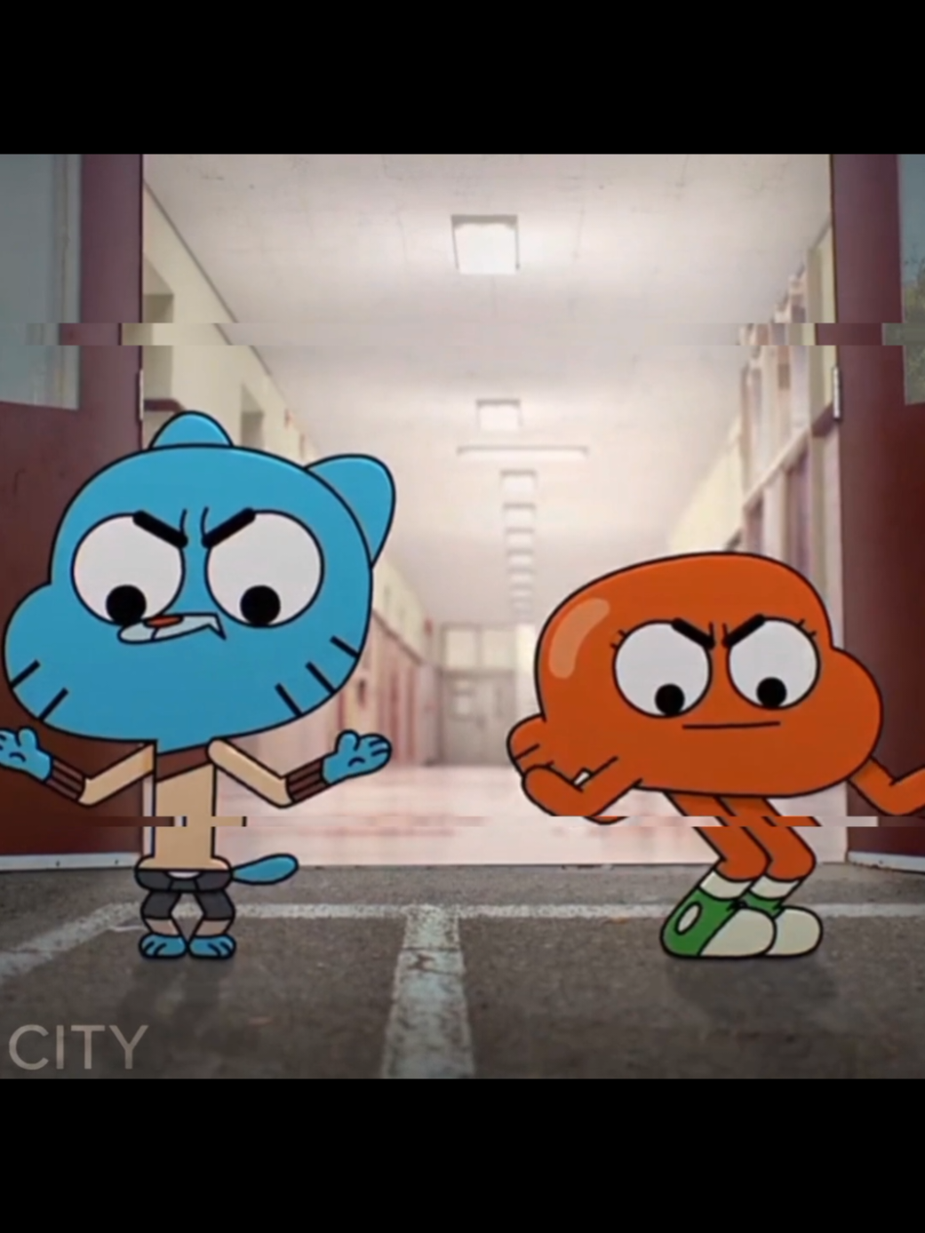 gumball and darwin (fusion gogeta) #gumball #dragonball #gogeta #edit...