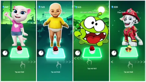 Talking Tom 👄 Tiles Hop Game 🎮 #tileshop #coffindance #astronomia #ti...