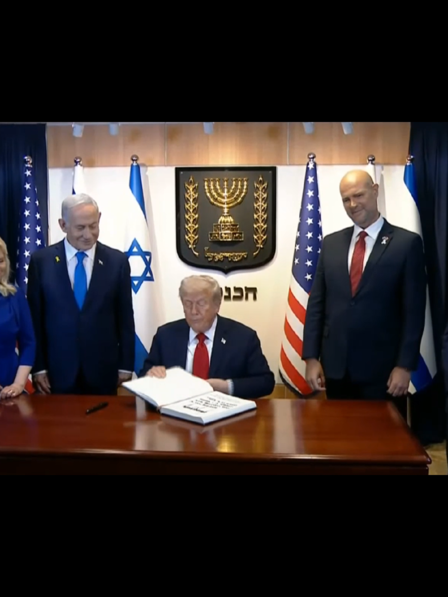 Война в Газе официально закончена — заявил в Кнессете Дональд Трамп  ...